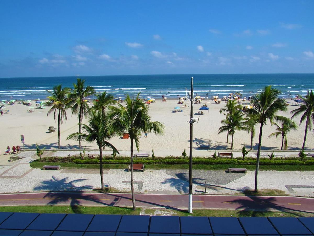 Apto Pe Na Areia Com Vista Para O Mar E Wifi Praia Grande  Eksteriør billede